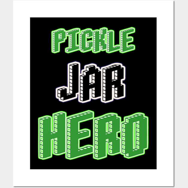 Pickle Jar Hero Wall Art by iskybibblle